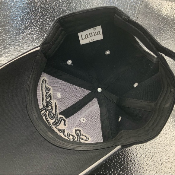 Black White Las Vegas Baseball Adjustable Hat Cap - Picture 5 of 8